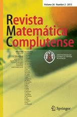 Cover of Revista Matemática Complutense