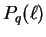 $P_q(\ell)$