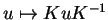 $u\mapsto KuK^{-1}$