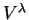 $V^\lambda$