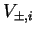 $V_{\pm, i}$