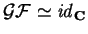 $\mathcal{ G}\mathcal{ F}\simeq {\it id}_{\bf C}$