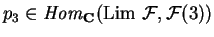 $p_3\in {\it Hom}_{\bf C}
({\rm Lim }\ \mathcal{ F},\mathcal{ F}(3))$
