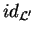 $id_{\mathcal{ L}'}$