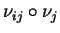 $\nu_{ij}\circ \nu_j$