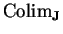 ${\rm Colim}_{\bf J}$