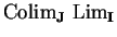 ${\rm Colim}_{\bf J}\
{\rm Lim}_{\bf I}$