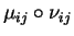 $\mu_{ij}\circ \nu_{ij}$