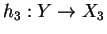 $h_3:Y\rightarrow X_3$