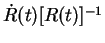 $\dot{R}(t)[R(t)]^{-1}$