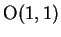 \(\hbox{O}(1,1)\)