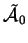 \(\tilde{\cal A}_0\)