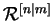 \({\cal R}^{[n\vert m]}\)