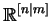 \(\hbox{\blackboard R}^{[n\vert m]}\)