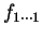 \(f_{1\cdots 1}\)