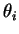 \(\theta_i\)