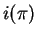 $i(\pi)$