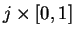 $j \times [0,1]$