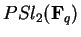 $PSl_2({\bf F}_q)$