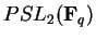 $PSL_2({\bf F}_q)$