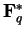 ${\bf F}_q^*$