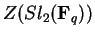 $Z(Sl_2({\bf F}_q))$