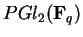 $PGl_2({\bf F}_q)$