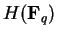 $H({\bf F}_q)$