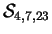 $\mathcal{ S}_{4,7,23}$