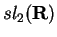$sl_2({\bf R})$
