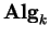 ${\bf Alg}_k$